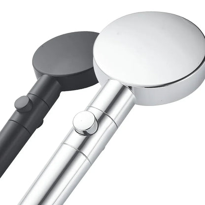 رأس دش DecorBites™ بخمس وظائف مع زر إيقاف، لوحة 10 سم، فتحات جل السيليكون