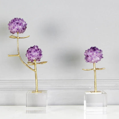 DecorBites™ Crystal Flower Branch Desk Ornament
