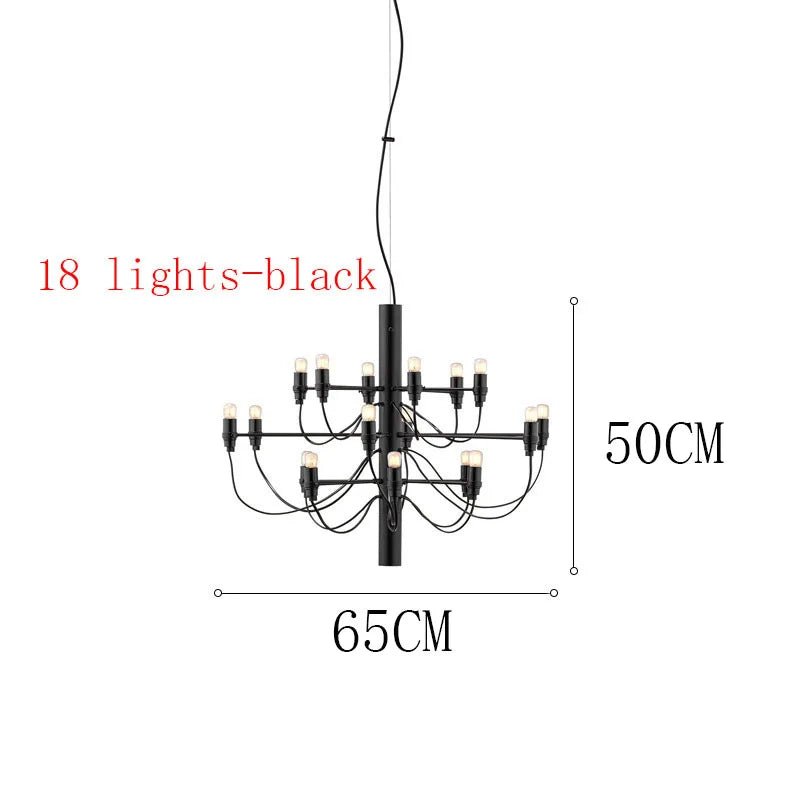 Lámpara de araña LED DecorBites™: Elegante lámpara colgante de diseño italiano para la decoración del hogar.
