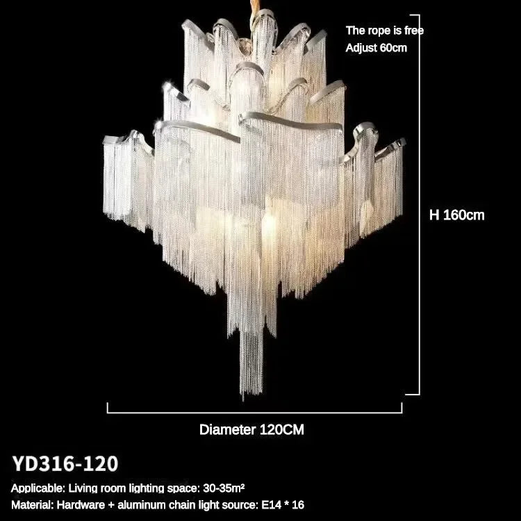 Flower Tassel Ceiling Light