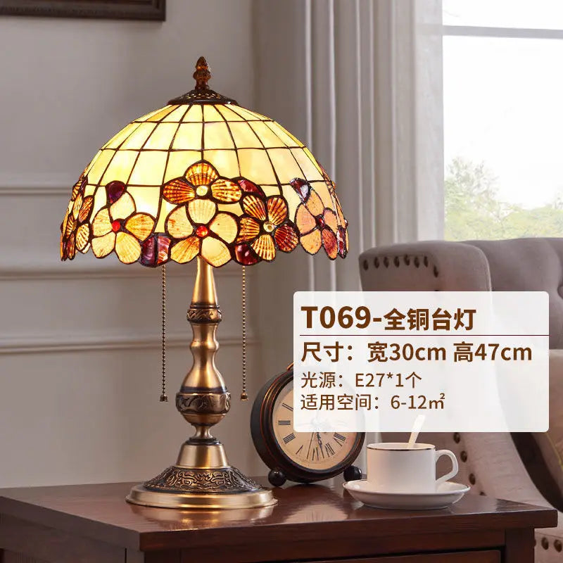 Decorbites™ Luxus Kupfer Schreibtischlampe für Schlafzimmer Stehlampe für Wohnzimmer LED Beleuchtung für Leseecke