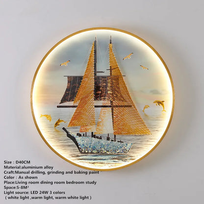 Apliques de pared DecorBites™ con forma de peces LED: Iluminación creativa para el dormitorio