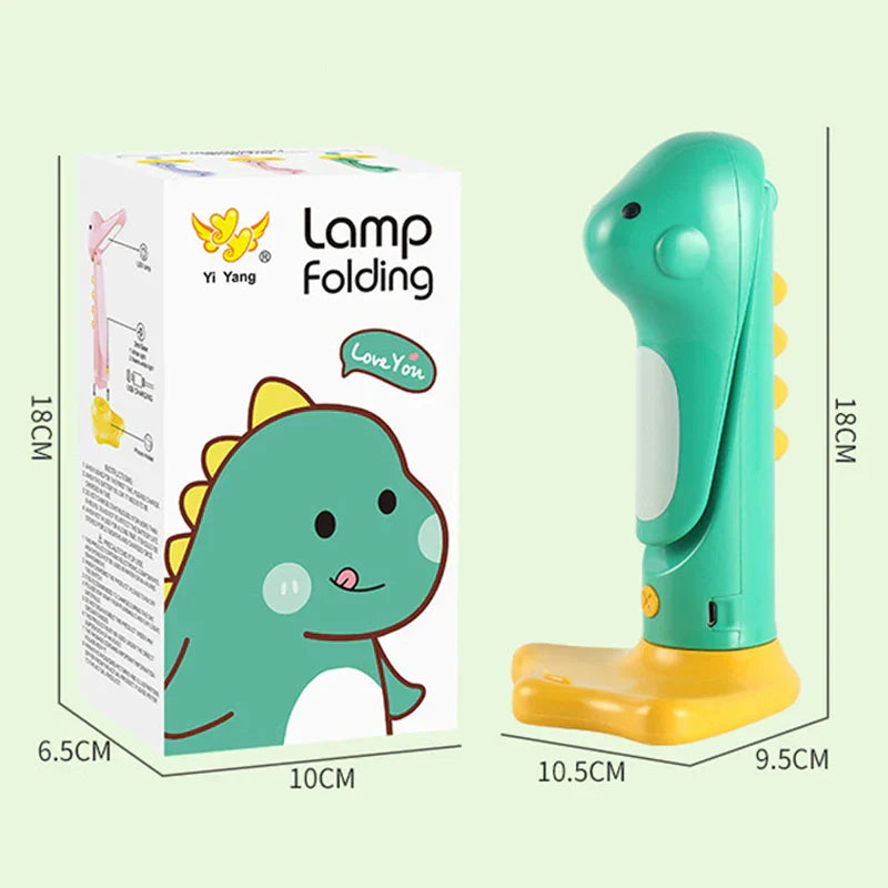 DecorBites™ Cute Dinosaur LED Night Light for Kids USB Rechargeable Table Lamp