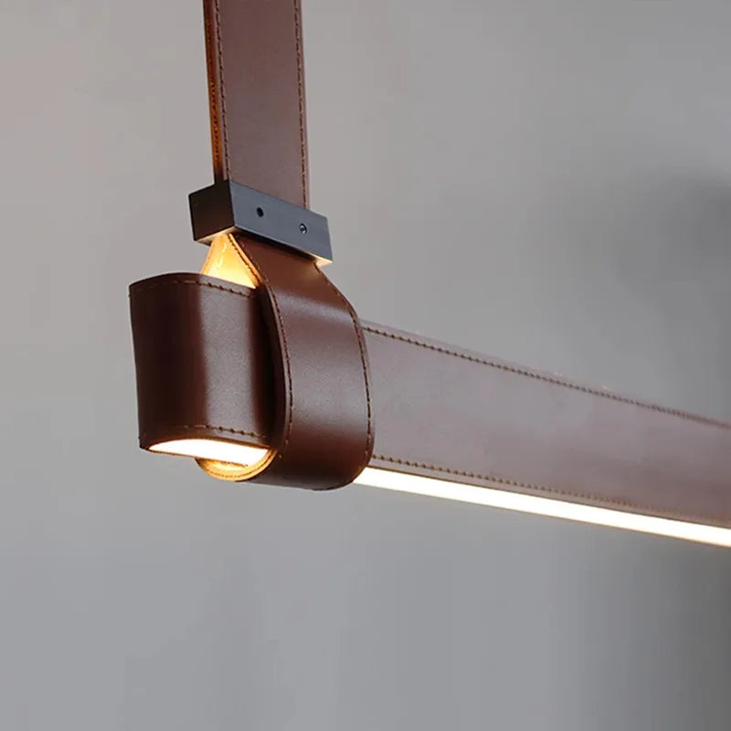 Leather Pendant Light