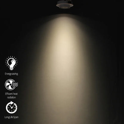 DecorBites™ LED Transformer Downlight: Rotatable Recessed Spotlight COB Chip