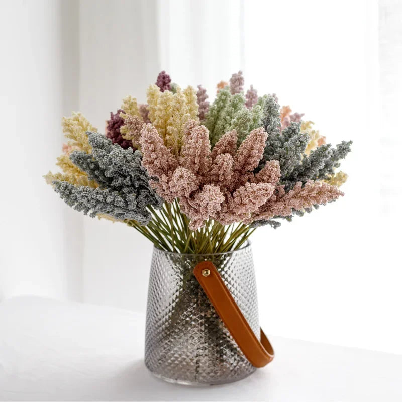Decorbites™ Lavendel-Künstliche-Blüten-Bündel für Wanddekoration und DIY-Vasen-Bouquet