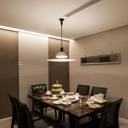 DecorBites™ Flying Saucer Chandelier: Luxury LED Indoor Pendant Lighting for Restaurant, Bar, Bedroom.