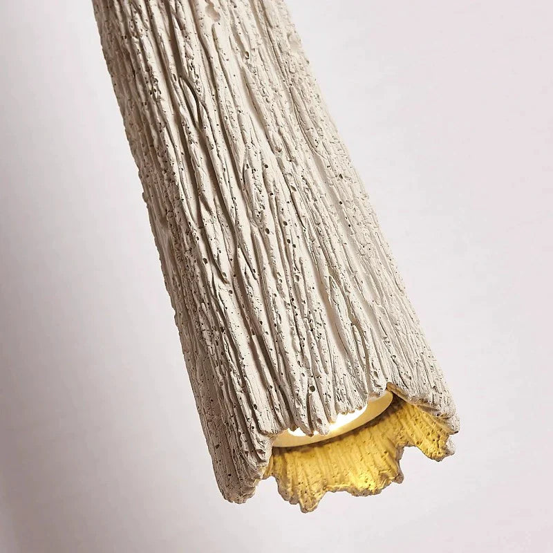 DecorBites™ LED Cement Cream Chandelier Pendant Lamp for Bedroom Bedside and Bar