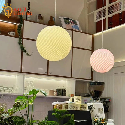 DecorBites™ Glass Pendant Lights LED E27 for Dining Room Bedroom