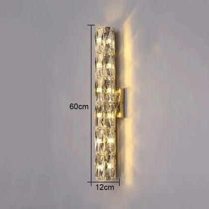 DecorBites™ Crystal High-End Wall Lamp for Luxury Living Room, Bedroom, Villa Lighting