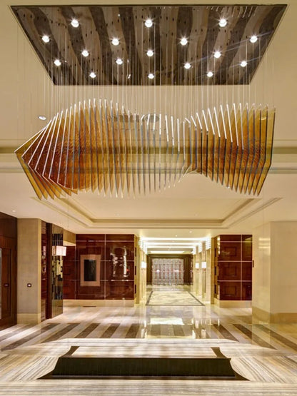 DecorBites™ Designer Chandelier for Dining, Bar, & Hotel Lobby