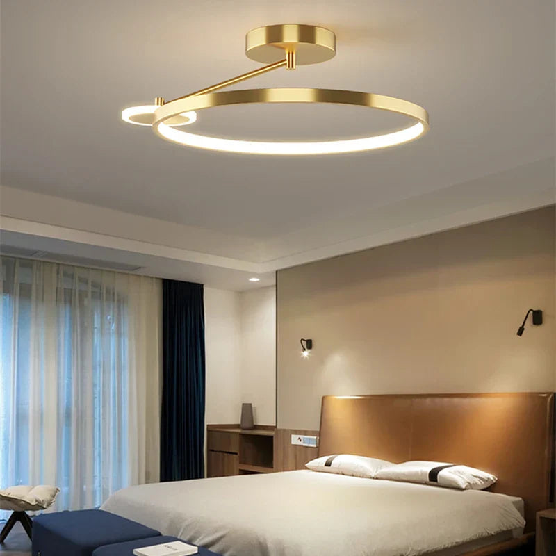 DecorBites™ Circular LED Ceiling Lamp with Remote Control for Bedroom & Aisle Lighting
