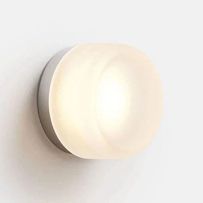 DecorBites™ Glass Round Wall Sconce Light for Indoor Outdoor Living Bathroom Porch Decoration
