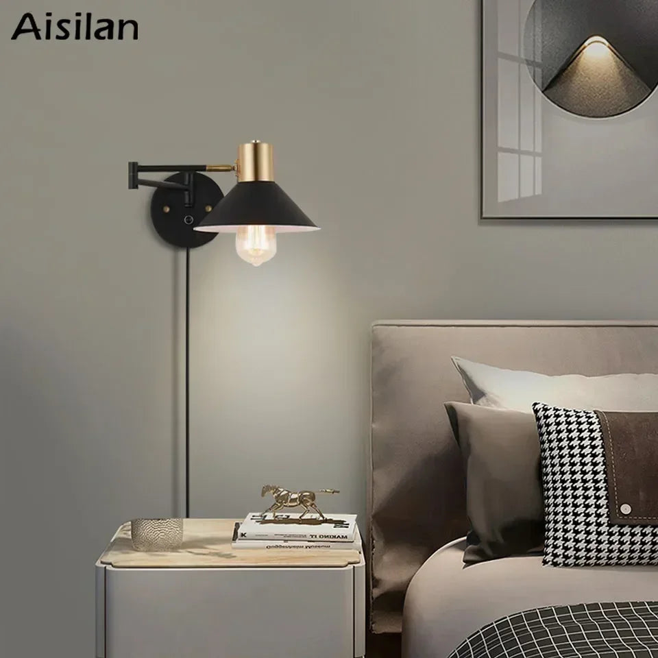 DecorBites™ Dimmable Wall Lamp with Replaceable Bulb & Adjustable Angle
