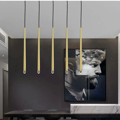 DecorBites™ LED Chandelier: Modern, Dimmable Ceiling Light for Living Room, Kitchen, Staircase