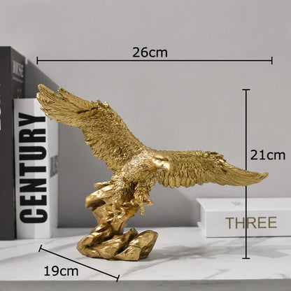DecorBites™ Flying Eagle Resin Desk Decoration - Creative Sculpture for Room Aesthetic