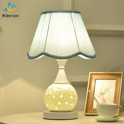 DecorBites™ Ceramic LED Desk Lamp Bedroom Study Living Room Decor Art Floor Lamp
