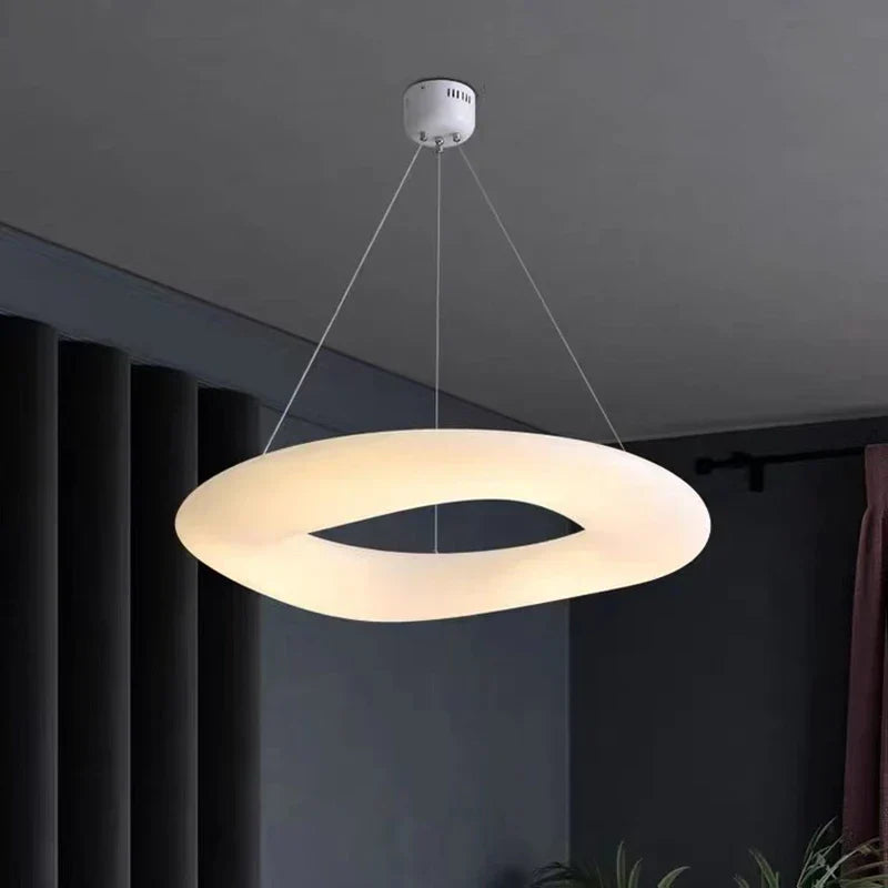 DecorBites™ Cloud LED Pendant Light for Home Office Decor - Creative Circular Hanging Lamp