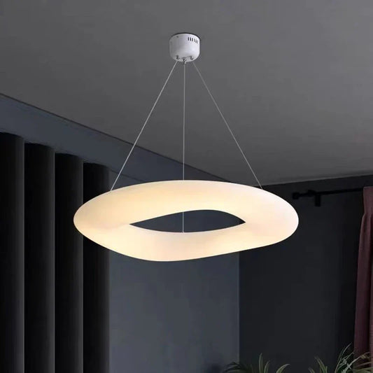 DecorBites™ Cloud LED Pendant Light for Home Office Decor - Creative Circular Hanging Lamp