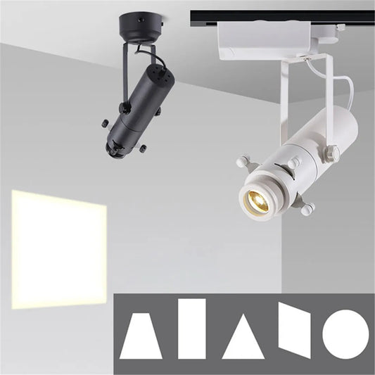 DecorBites™ Dimmable LED Track Light: 20W/30W Spotlight for Museum Art Gallery Exhibition
