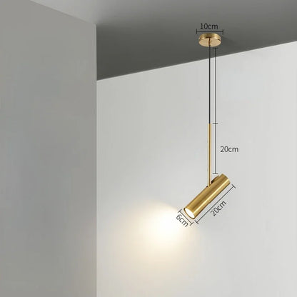 Rotatable Metal Spotlight Pendant Light