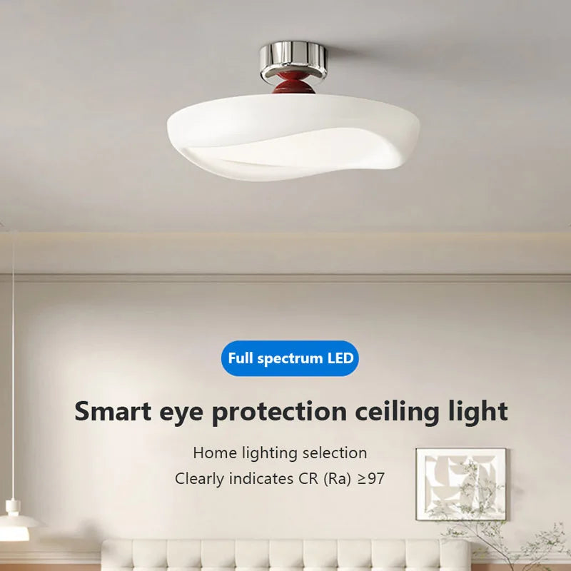 DecorBites™ Cream LED Ceiling Light for Minimalist Home Decor