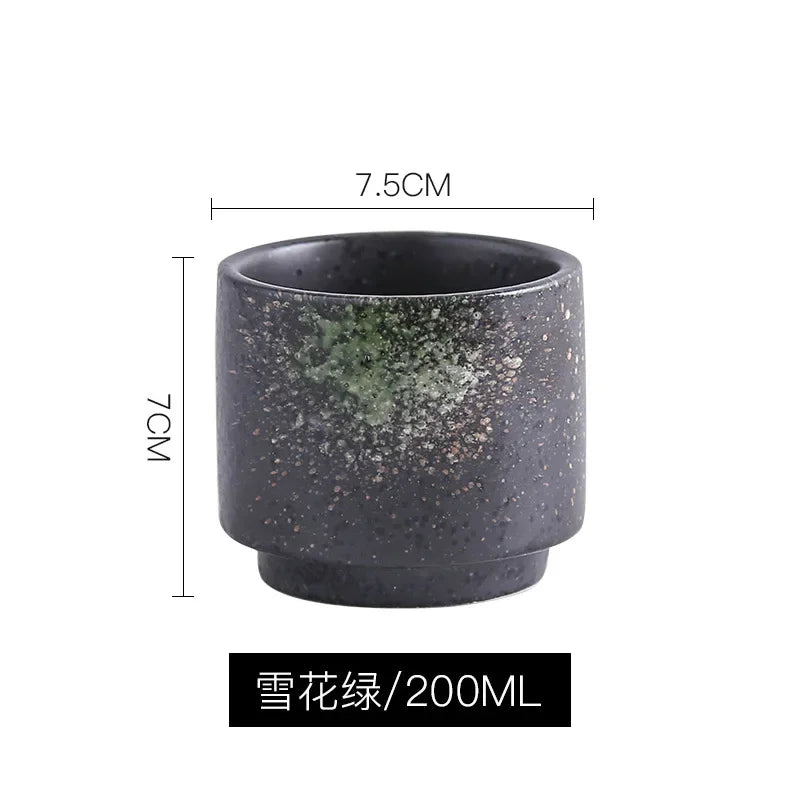 DecorBites™ Japanese Style Ceramic Coffee Cup for Personal Use