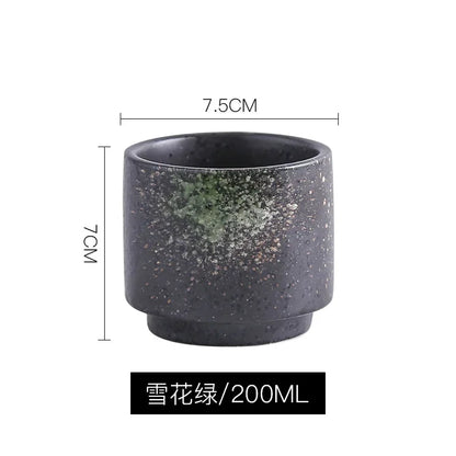 DecorBites™ Japanese Style Ceramic Coffee Cup for Personal Use