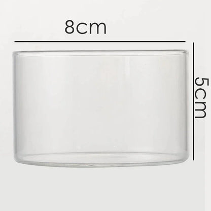 Cuenco de cristal DecorBites™ para postres de té de la tarde para una persona