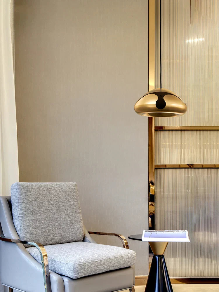 Lámparas colgantes de techo DecorBites™ de cristal dorado, iluminación LED para comedor, bar y cocina, brillos de moda