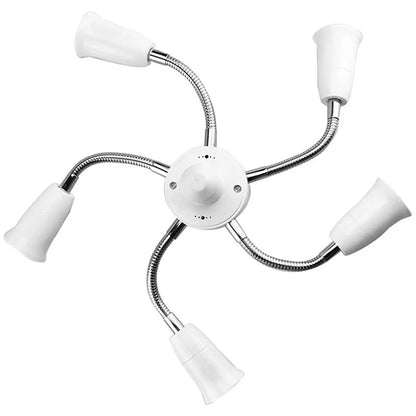 محول مأخذ توصيل الإضاءة DecorBites™ 6 في 1 E26 E27 لمصابيح LED