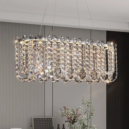DecorBites™ Crystal Pendant Ceiling Lamp LED Luxury Hanging Light