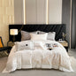 Decobites Luxury Embroidery Wedding Cotton Bedding Set