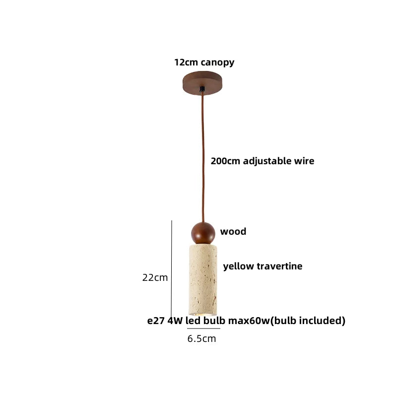 DecorBites™ Cave Stone LED Pendant Lamp - Nordic Modern Hanging Light