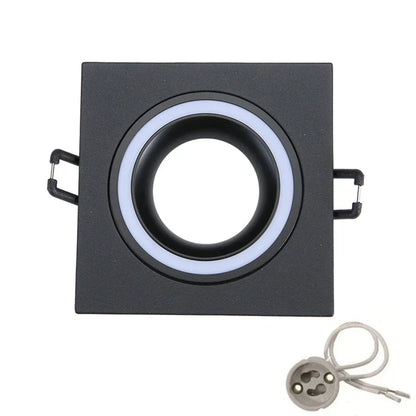 DecorBites™ Adjustable LED Ceiling Downlight Frame with GU10/MR16 Holder for Spot Lighting