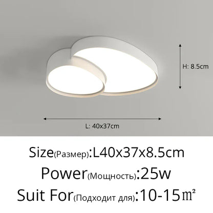 DecorBites™ Cloud Ceiling Lights: Modern & Simple Recessed LED Lamp for Living Room, Bedroom, Study