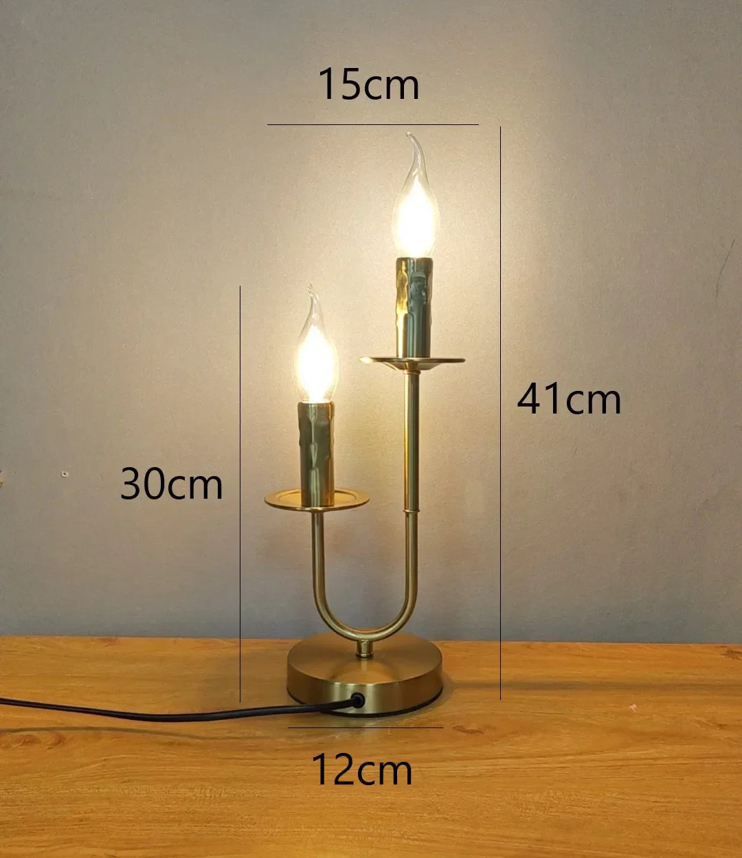 DecorBites™ Industrial Retro Candle Floor Lamp for Living Room Bedroom Study