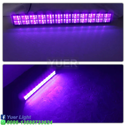 Decorbites™ Doppeltreihige UV-Leuchtleiste LED-Bühnenlichteffekt DJ-Disco-UV-Beleuchtung