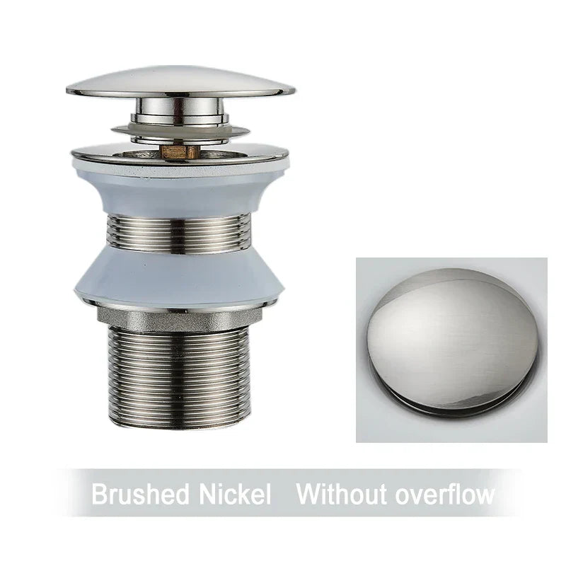 DecorBites™ Black Gold Pop Up Drain for Sink - Faucet Accessory Kit