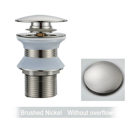 DecorBites™ Black Gold Pop Up Drain for Sink - Faucet Accessory Kit