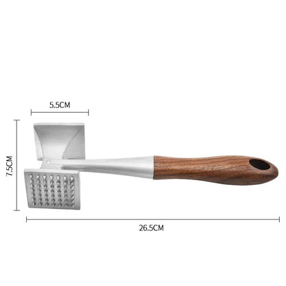 DecorBites™ Dual-sided Stainless Steel Meat Tenderizer Hammer
