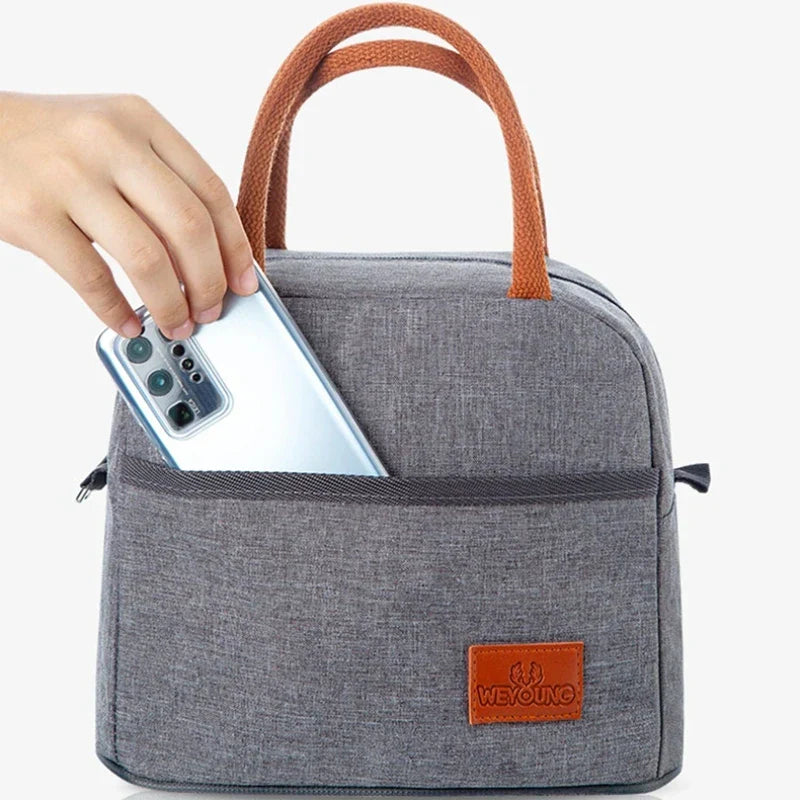 DecorBites™ Insulated Lunch Bag: Waterproof, Thermal, Portable, Keep Warm, Thickened.