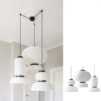 Decorbites™ Japanische Reispapier-Lampe: Vintage Wabi-Sabi-Design für Zen-Raum