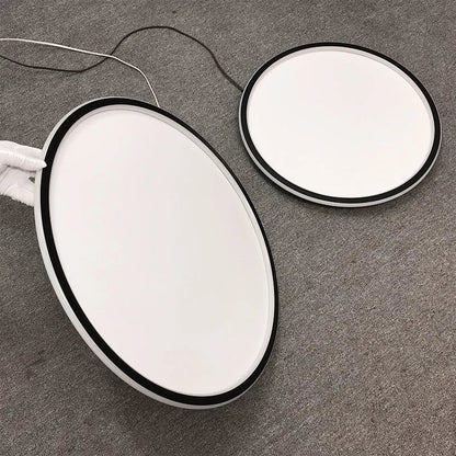 DecorBites™ Black Dimmable LED Ring Ceiling Light for Modern Living Room, Bedroom, Kitchen Décor