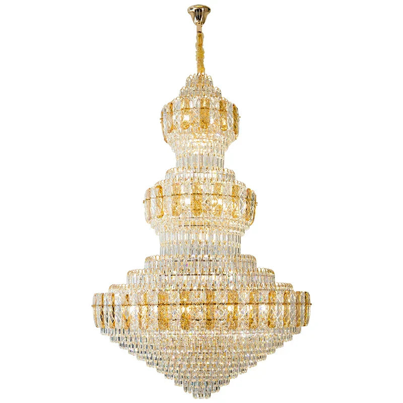 DecorBites™ Crystal Duplex Headlight in Luxury European Style for Living Room & Hotel Lobby