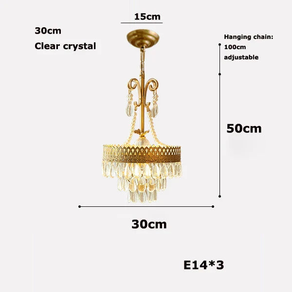 DecorBites™ Crystal LED Ceiling Chandelier for Dinning Room