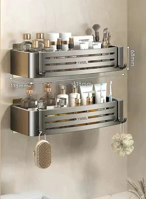 DecorBites™ Corner Shelf Organizer - Bathroom & Kitchen Storage Solution