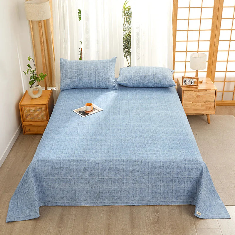 DecorBites™ Cartoon Printed Cotton Bedspread | Queen King | Durable Coarse Cloth | All Seasons