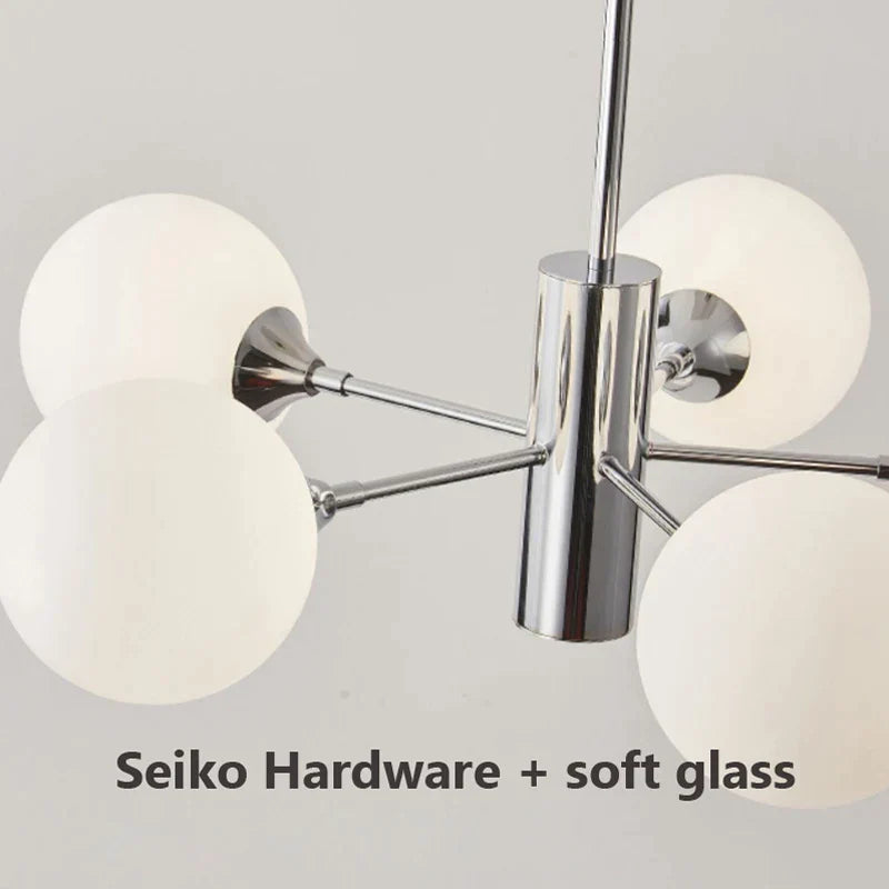 Lámpara de techo LED con bola de cristal DecorBites™ para decoración e iluminación del hogar