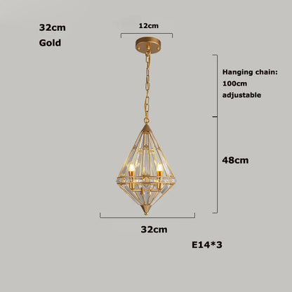 DecorBites™ Bronze Black Chrome Gold Globe LED Chandelier for Living Room